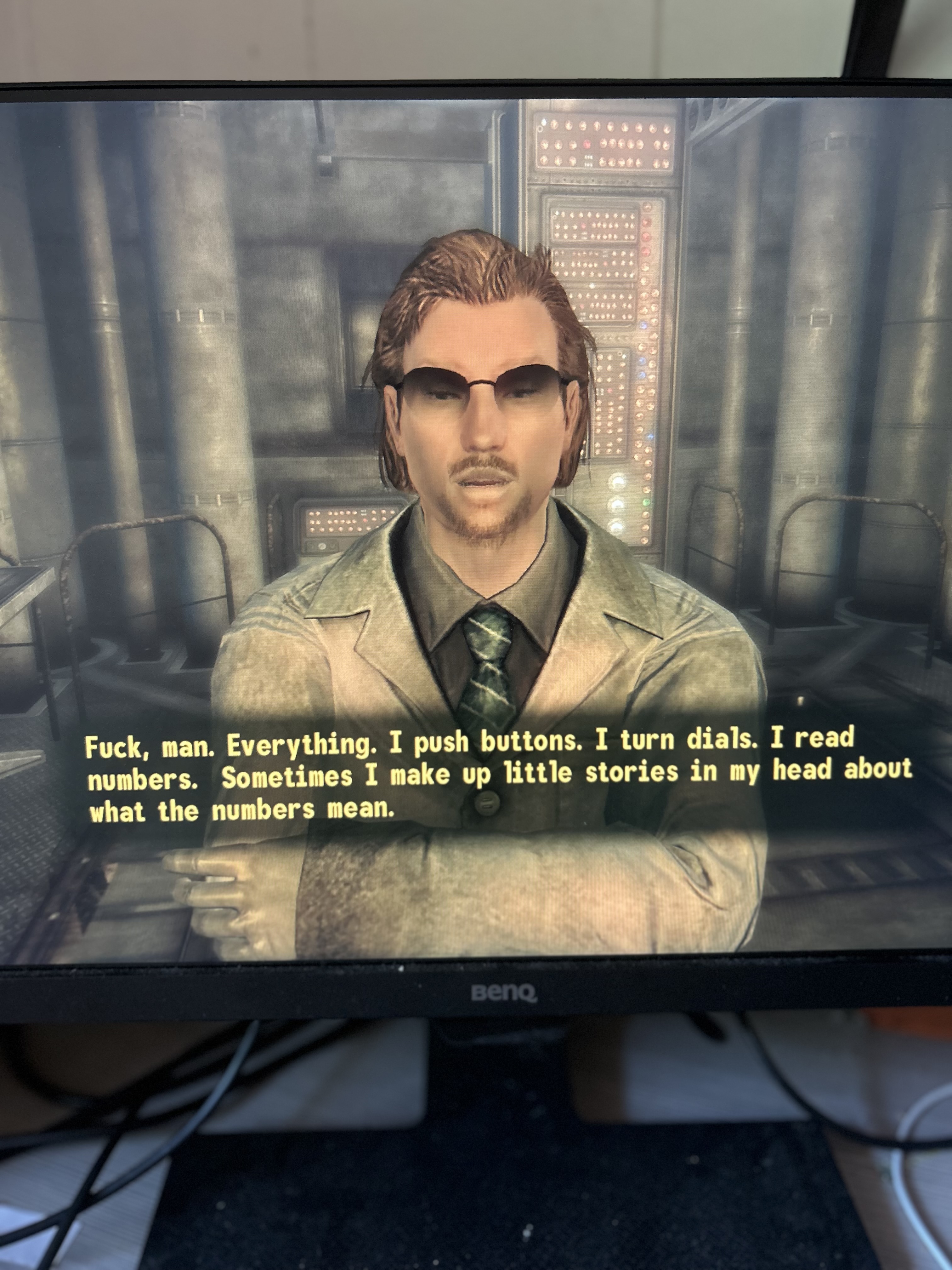 picture of dialogue from fallout new vegas